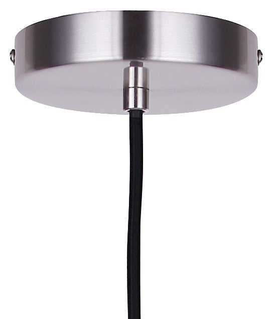 Malek One Light Pendant in Brushed Nickel Canarm Canada