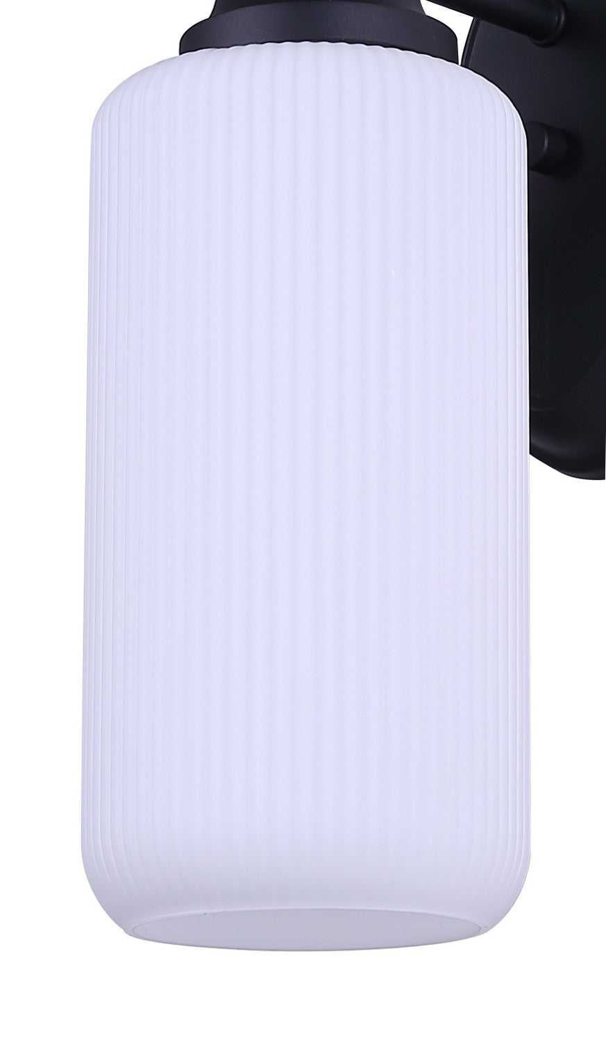 Vega One Light Outdoor Wall Lantern in Sand Black Canarm Canada