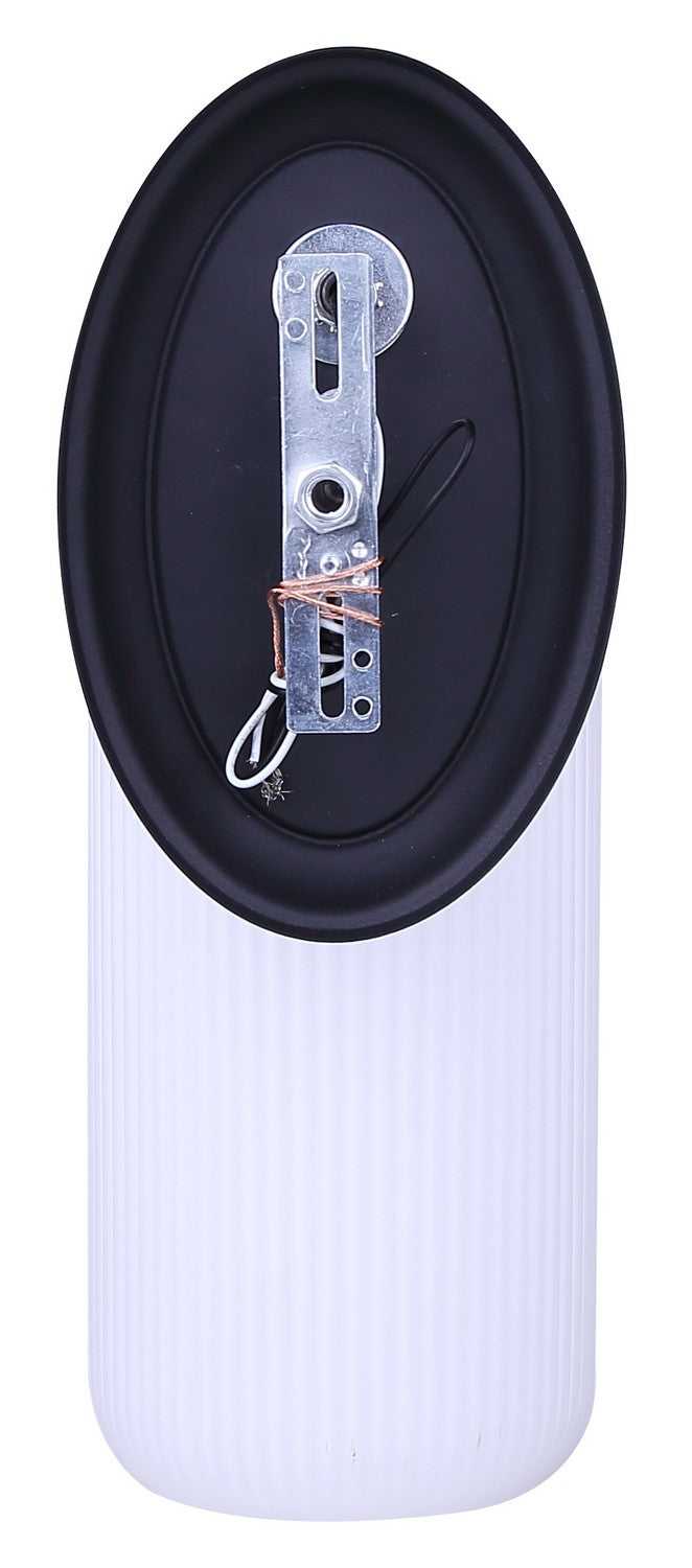Vega One Light Outdoor Wall Lantern in Sand Black Canarm Canada