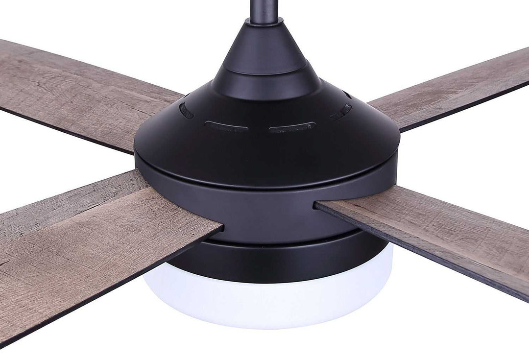 Nyro 52" Ceiling Fan in Matte Black Canarm Canada