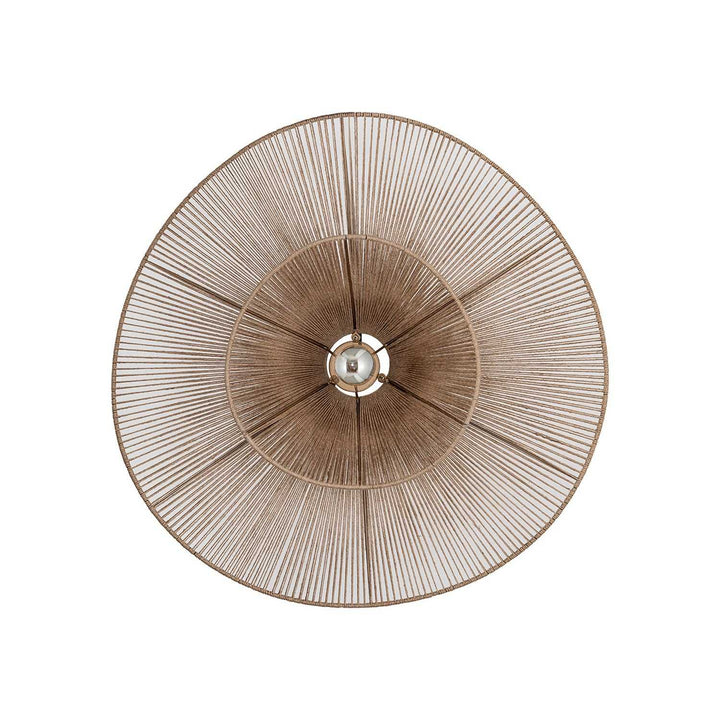 Malana One Light Pendant in Natural + Black Canarm Canada