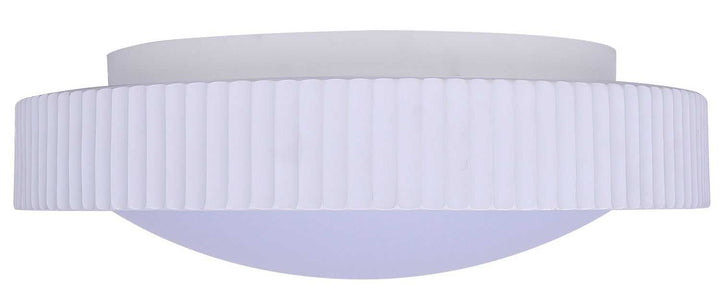 Harvey LED Flush Mount in Matte White Canarm Canada