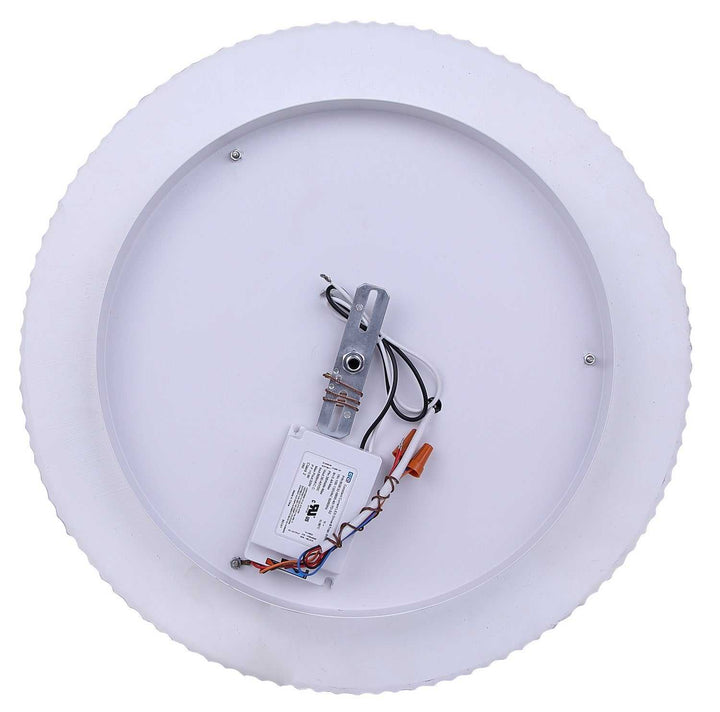 Harvey LED Flush Mount in Matte White Canarm Canada