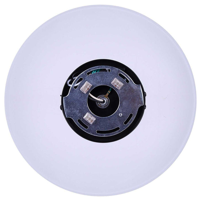 Marek One Light Flush Mount in Matte Black Canarm Canada