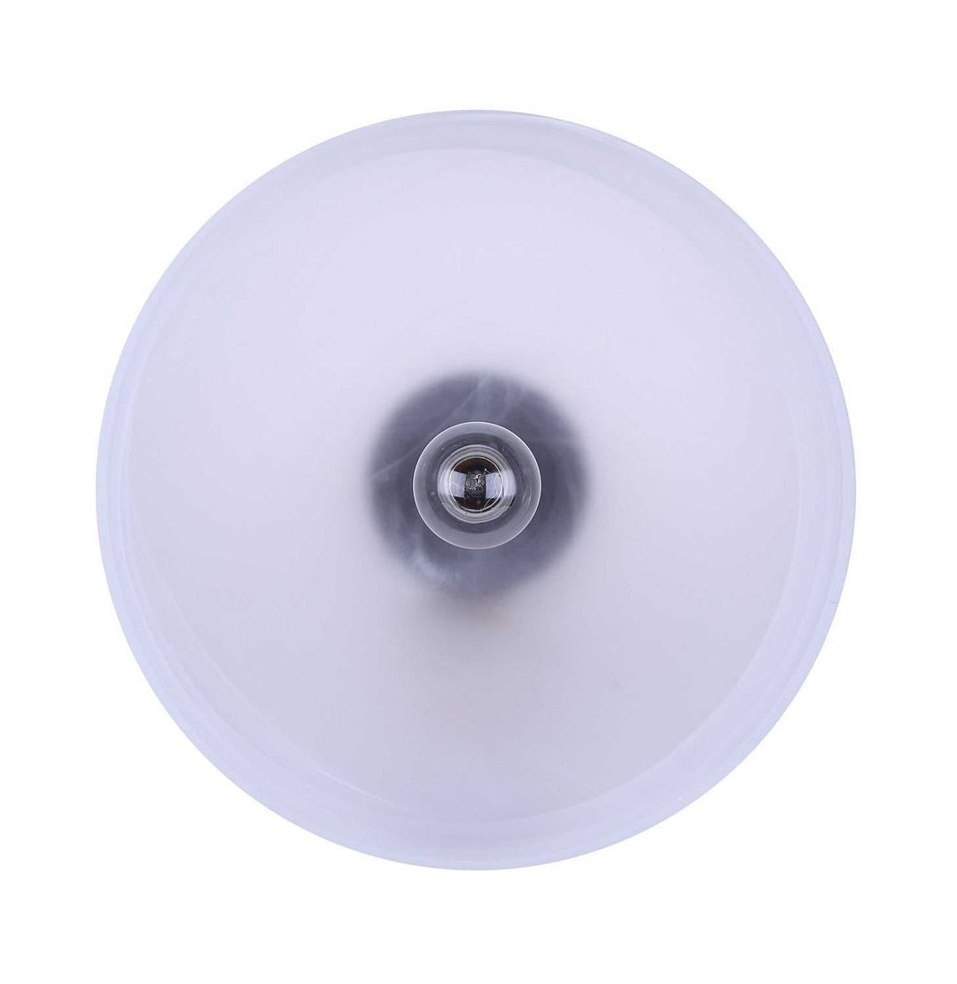 Marek One Light Flush Mount in Matte Black Canarm Canada