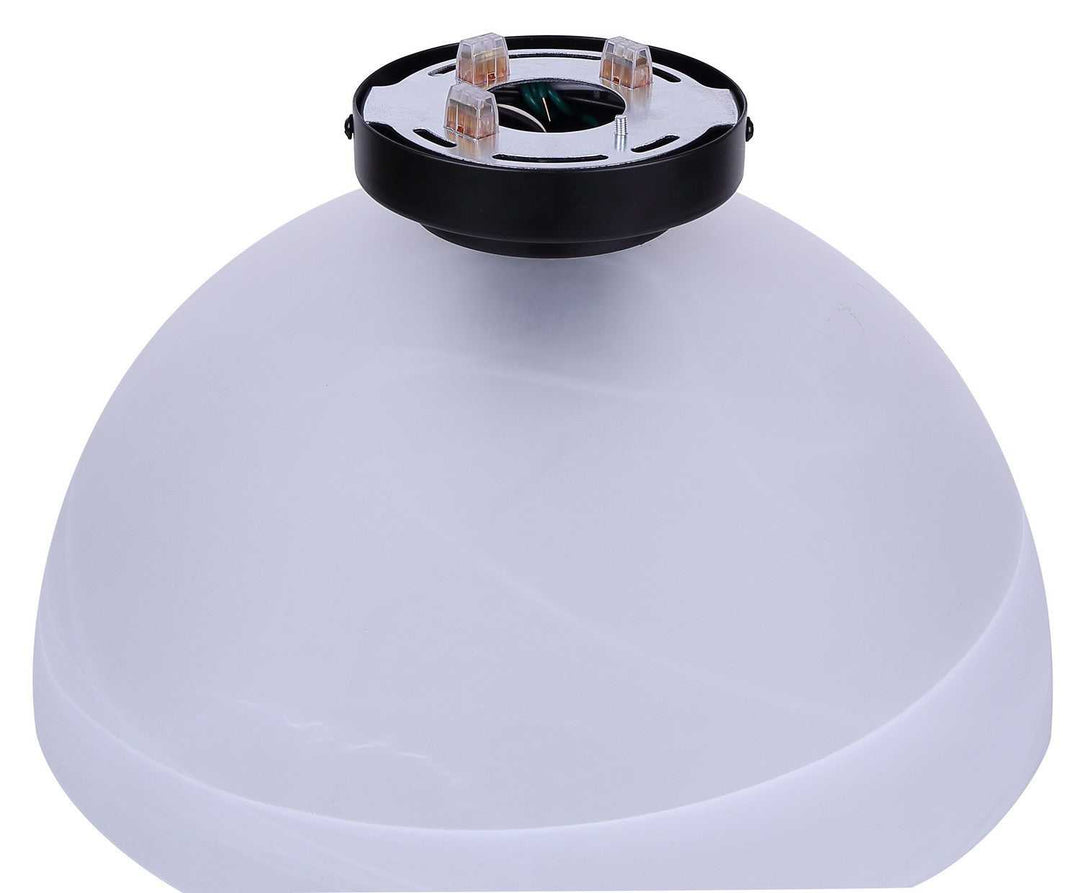 Marek One Light Flush Mount in Matte Black Canarm Canada
