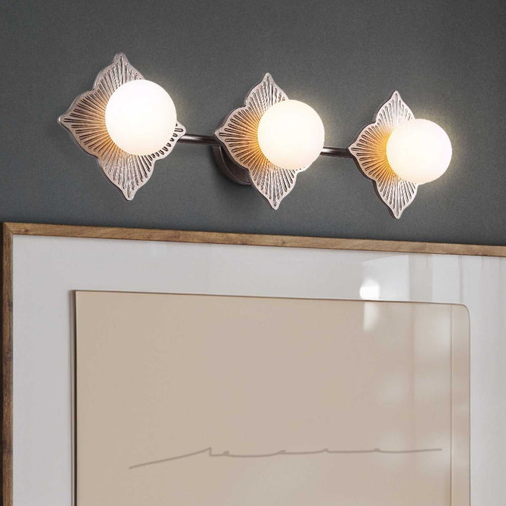 Gianna Three Light Vanity in Brushed Gold Canarm Canada