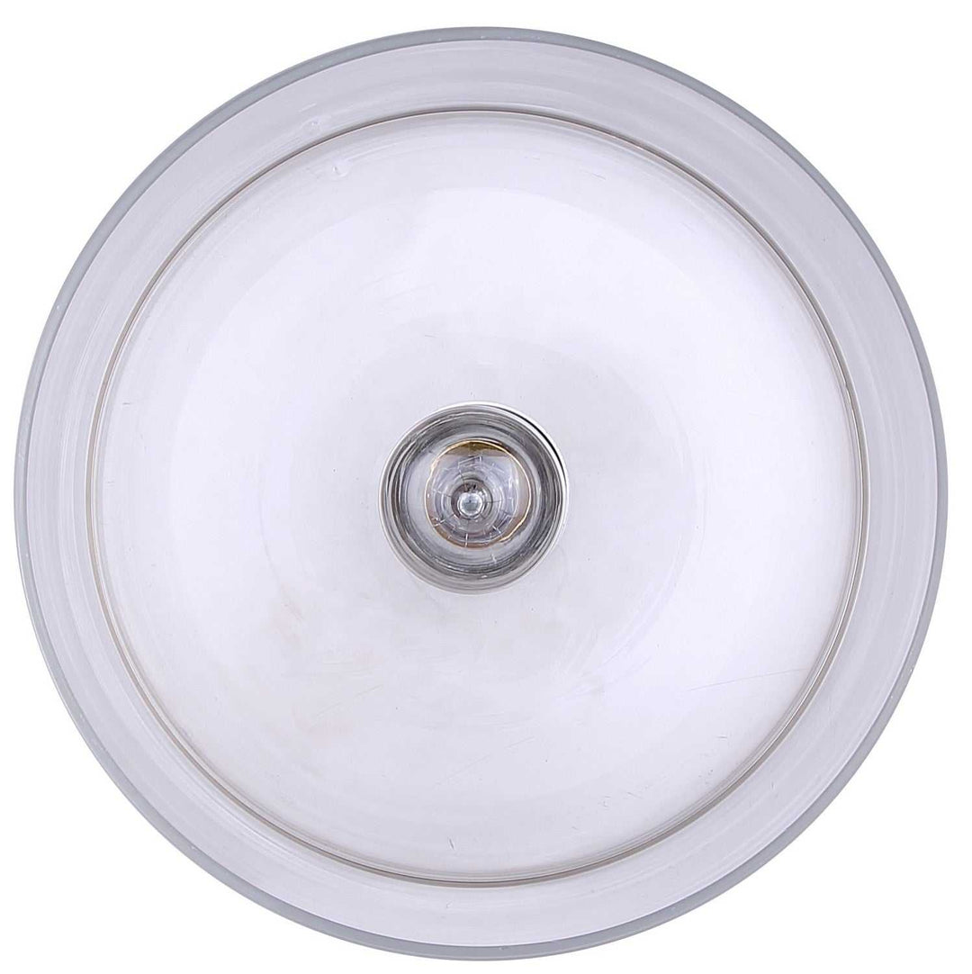 Britton One Light Flush Mount in Brushed Nickel Canarm Canada