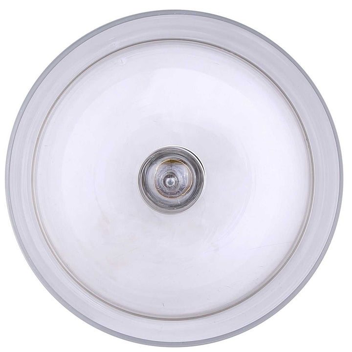 Britton One Light Flush Mount in Brushed Nickel Canarm Canada