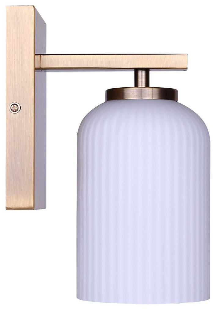 Bram One Light Wall Sconce in Gold Canarm Canada