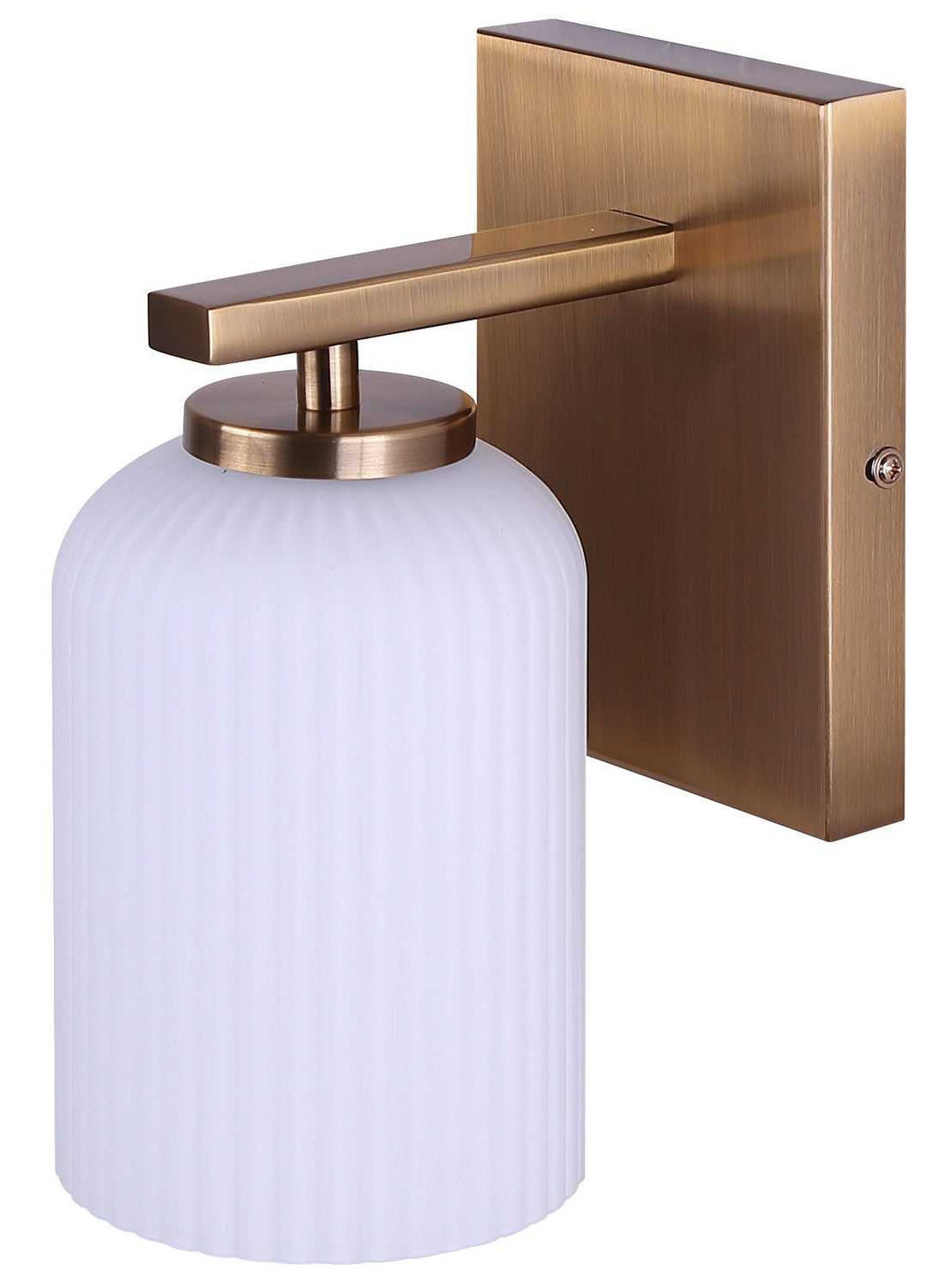 Bram One Light Wall Sconce in Gold Canarm Canada