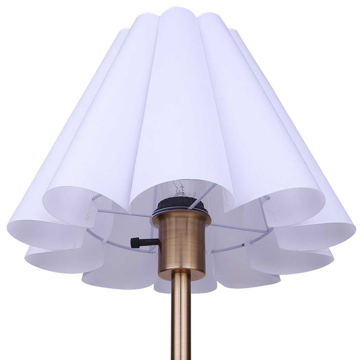 Iris One Light Table Lamp in Gold Canarm Canada