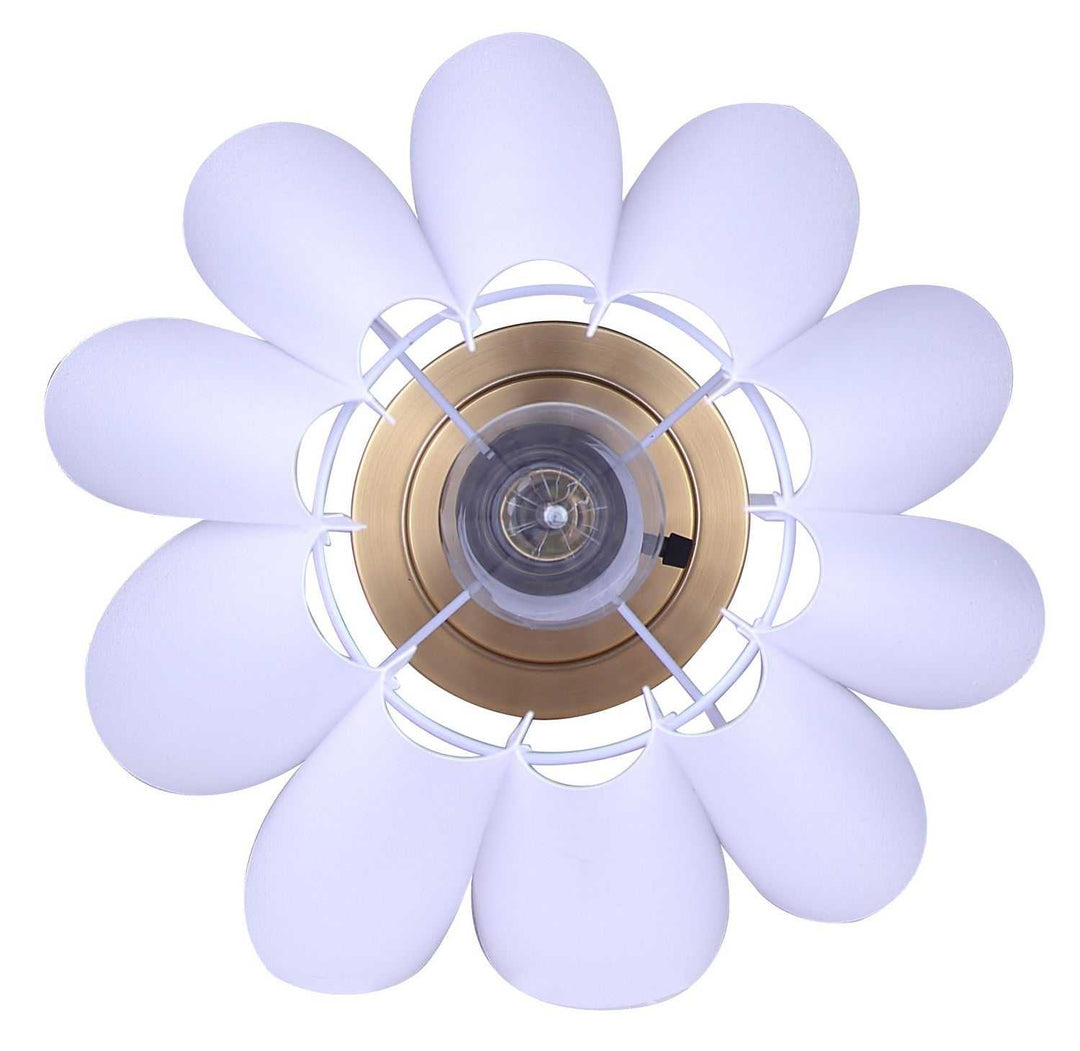 Iris One Light Table Lamp in Gold Canarm Canada