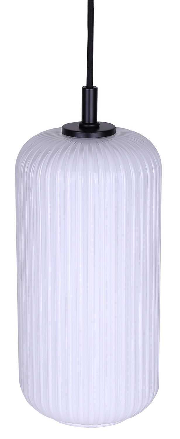 Malek One Light Pendant in Matte Black Canarm Canada