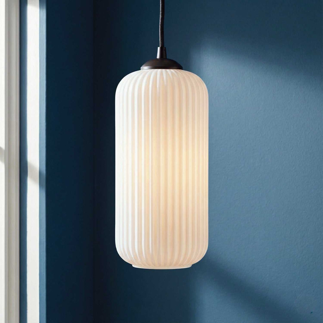 Malek One Light Pendant in Matte Black Canarm Canada