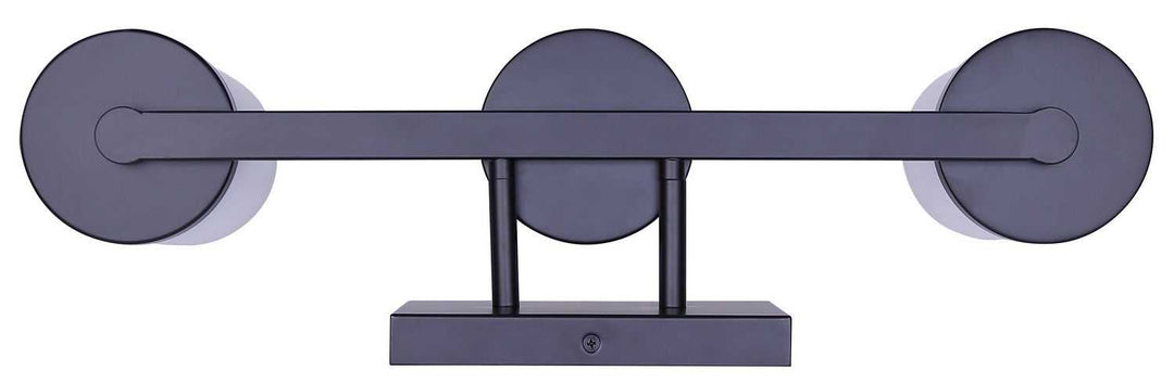 Britton Three Light Vanity in Matte Black Canarm Canada