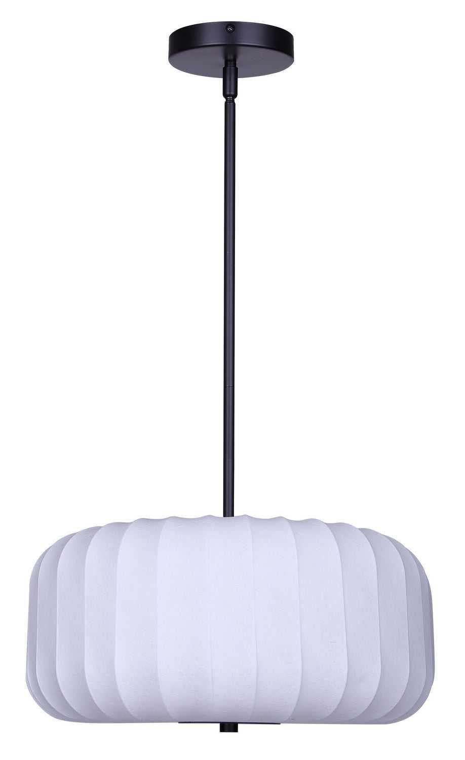 Elle Three Light Pendant in Matte Black Canarm Canada
