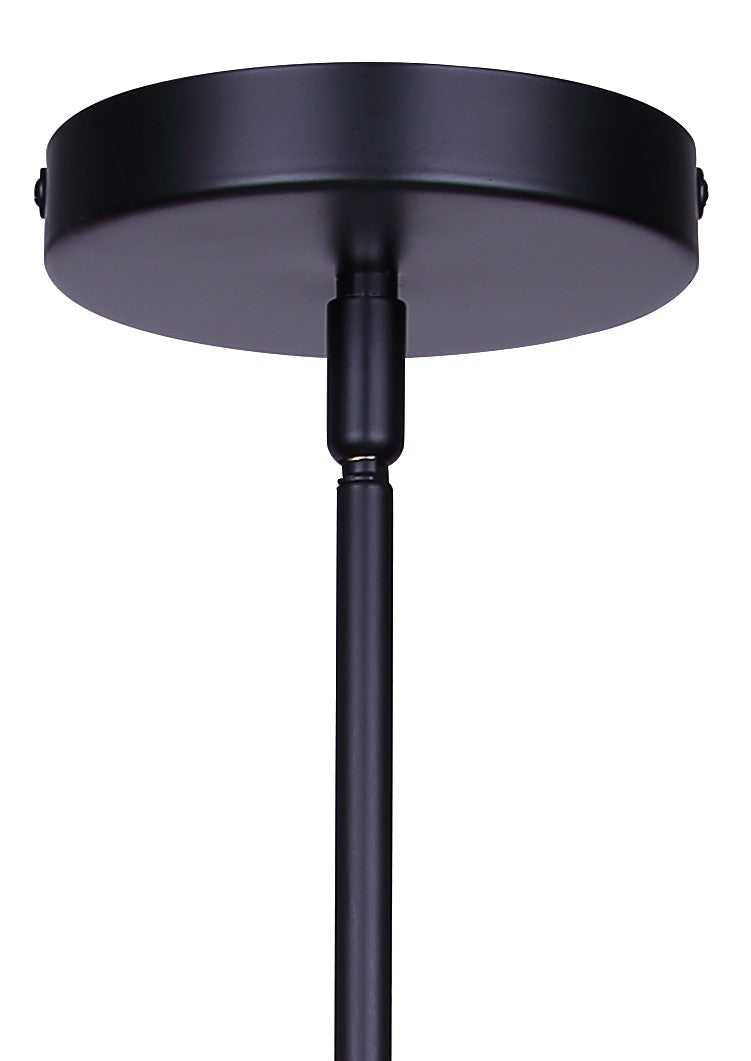 Elle Three Light Pendant in Matte Black Canarm Canada