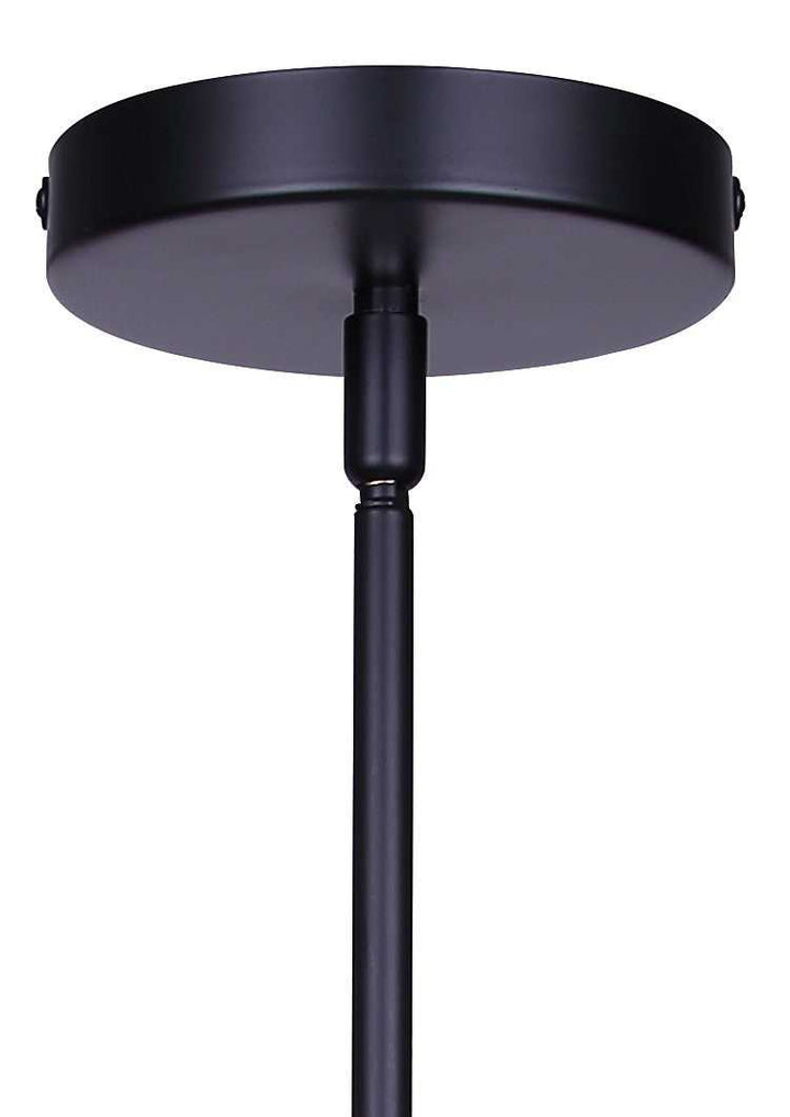 Elle Three Light Pendant in Matte Black Canarm Canada