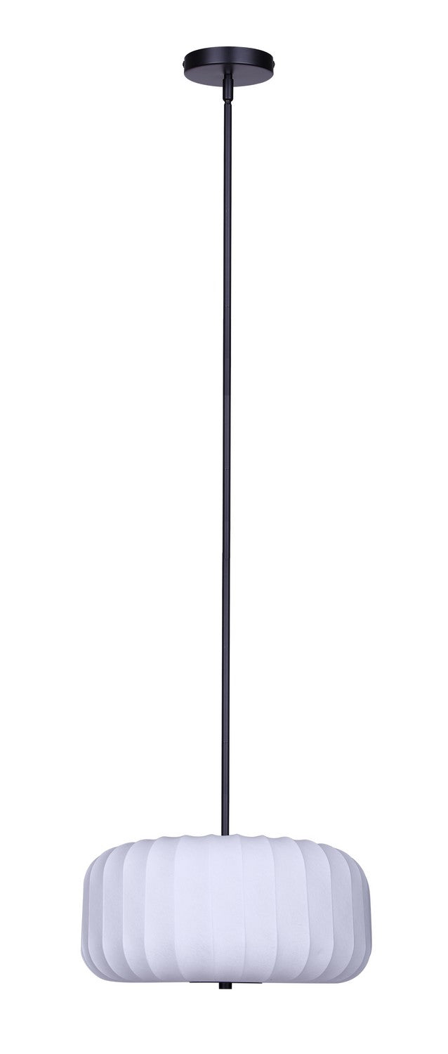 Elle Three Light Pendant in Matte Black Canarm Canada