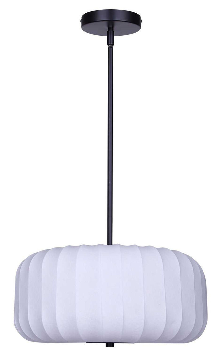 Elle Three Light Pendant in Matte Black Canarm Canada