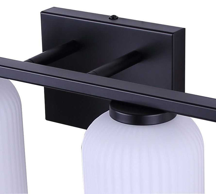 Bram Four Light Vanity in Matte Black Canarm Canada