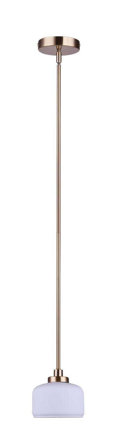 Clare One Light Pendant in Gold Canarm Canada