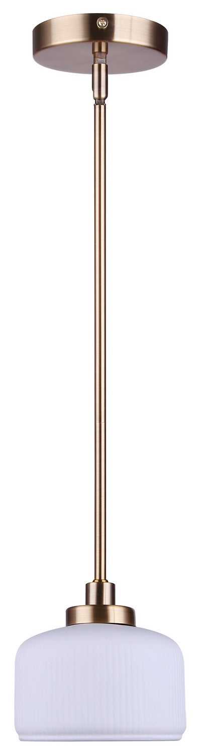 Clare One Light Pendant in Gold Canarm Canada