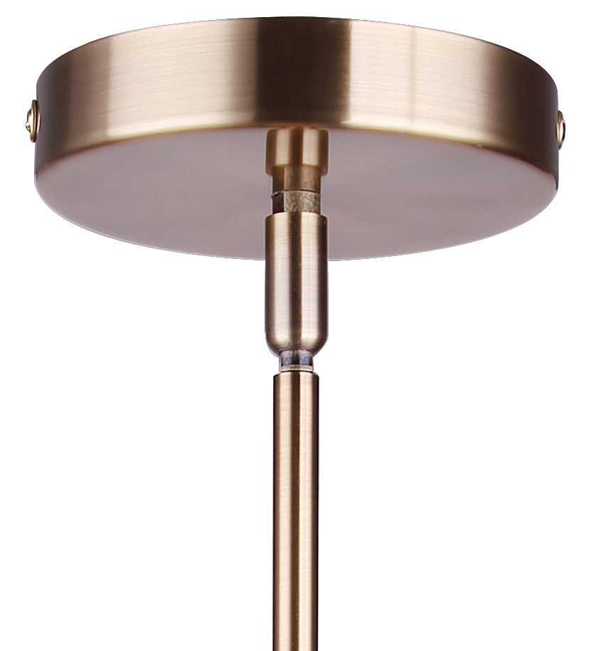 Clare One Light Pendant in Gold Canarm Canada