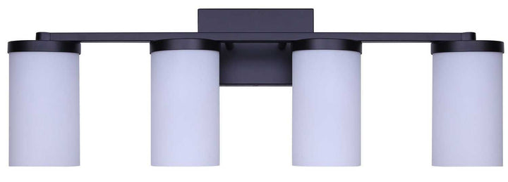 Britton Four Light Vanity in Matte Black Canarm Canada