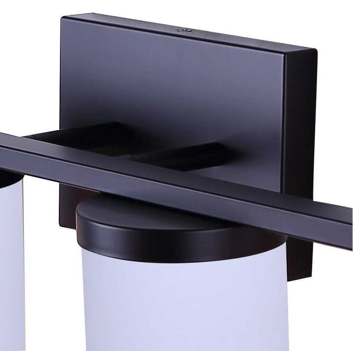 Britton Four Light Vanity in Matte Black Canarm Canada