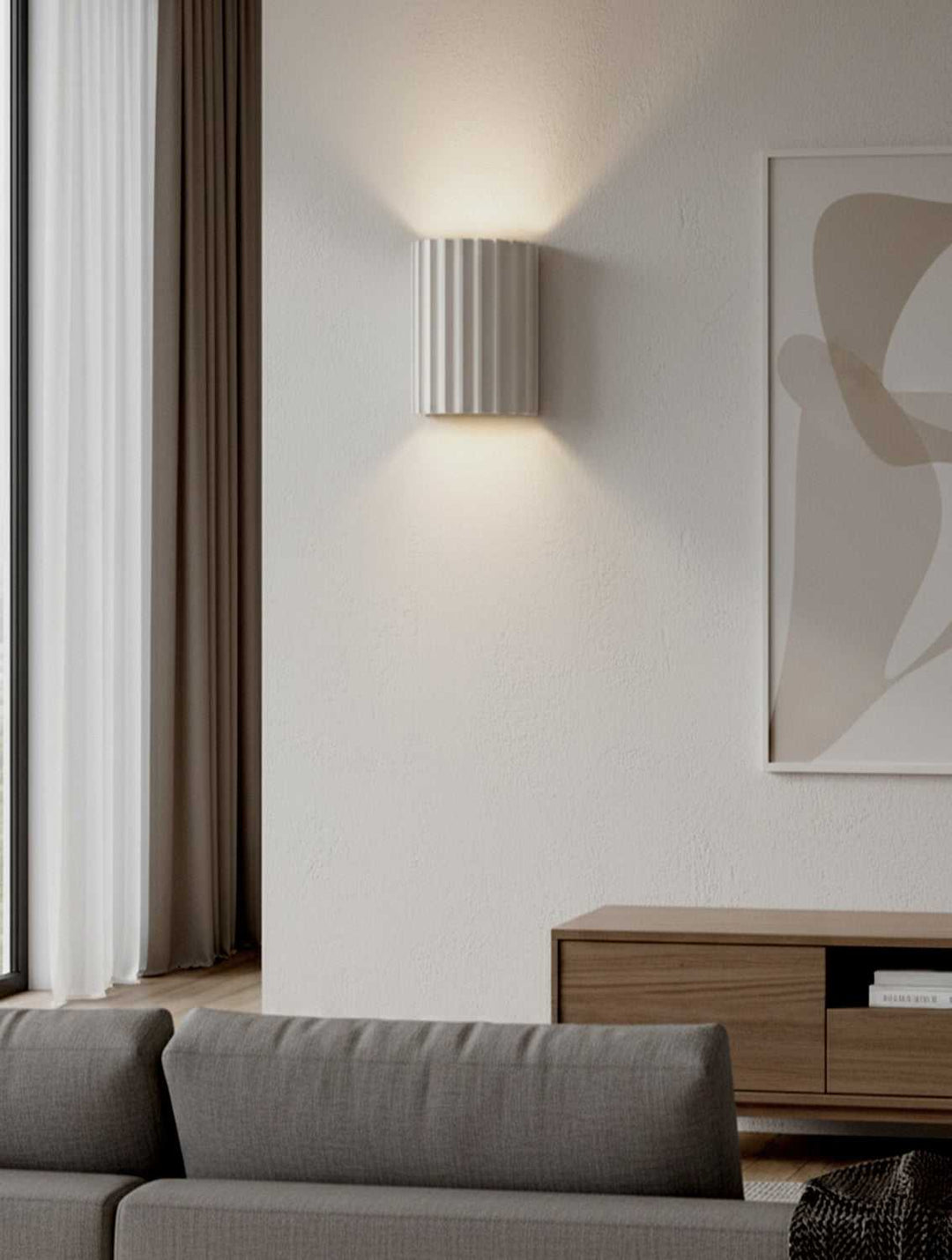 Tavi LED Wall Sconce in Stone Canarm Canada