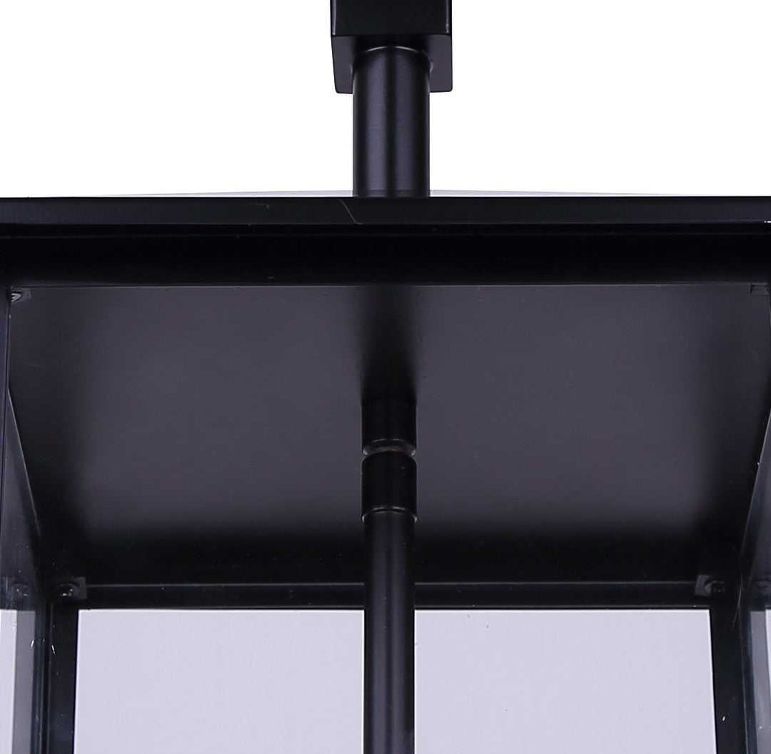 Rossland Two Light Outdoor Pendant in Matte Black Canarm Canada