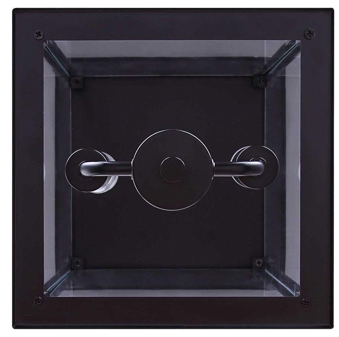 Rossland Two Light Outdoor Pendant in Matte Black Canarm Canada