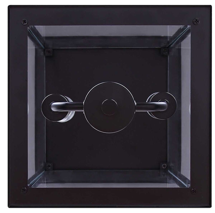 Rossland Two Light Outdoor Pendant in Matte Black Canarm Canada