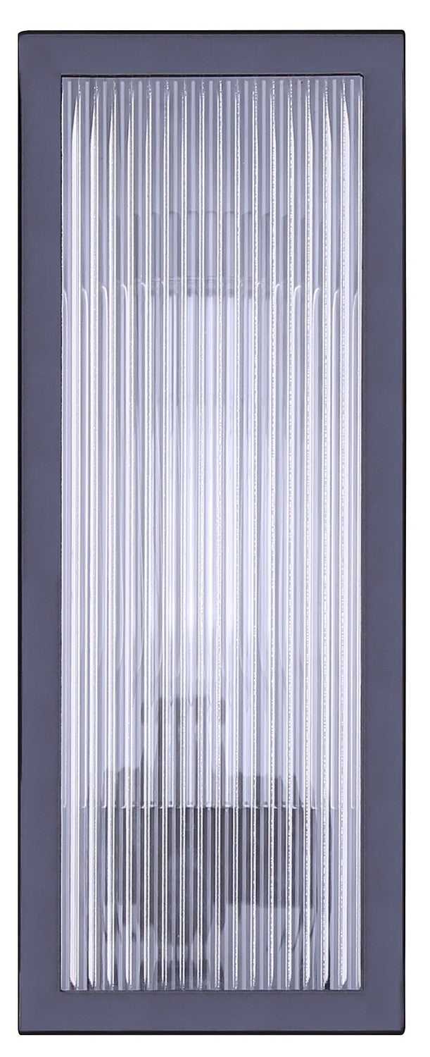 Hardy One Light Outdoor Lantern in Matte Black Canarm Canada