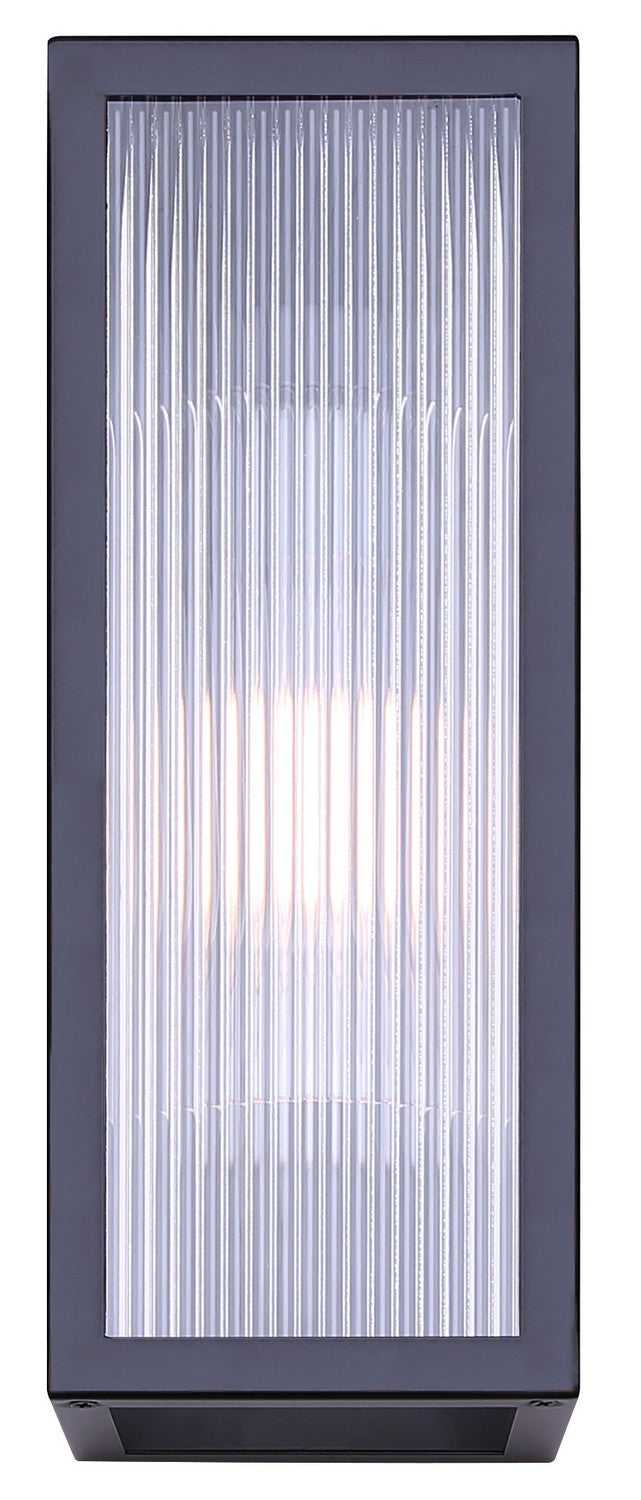 Hardy One Light Outdoor Lantern in Matte Black Canarm Canada