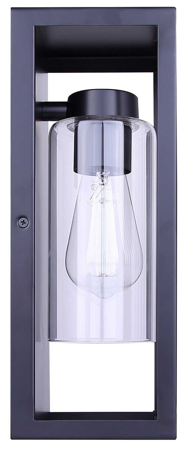 Hardy One Light Outdoor Lantern in Matte Black Canarm Canada