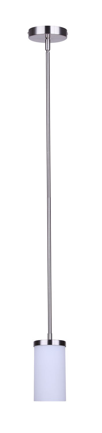 Britton One Light Pendant in Brushed Nickel Canarm Canada