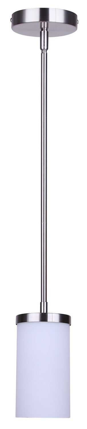 Britton One Light Pendant in Brushed Nickel Canarm Canada
