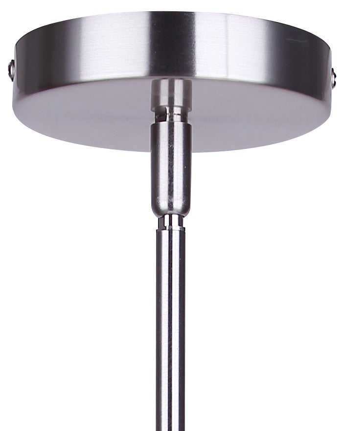 Britton One Light Pendant in Brushed Nickel Canarm Canada