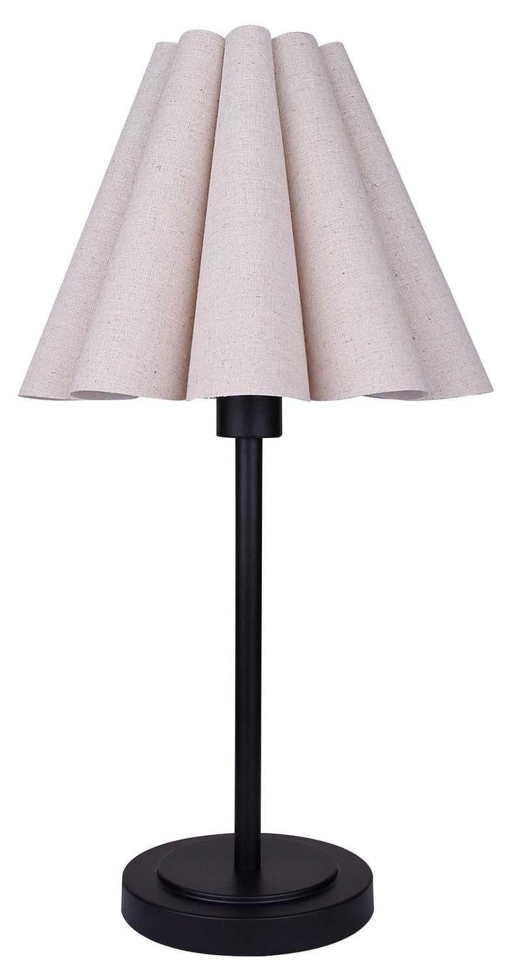 Iris One Light Table Lamp in Matte Black Canarm Canada