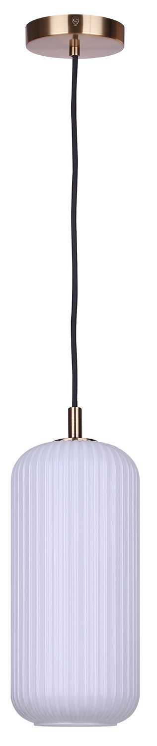 Malek One Light Pendant in Gold Canarm Canada