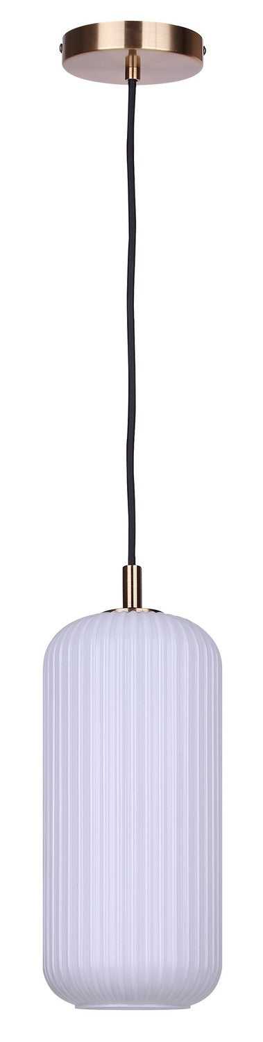 Malek One Light Pendant in Gold Canarm Canada