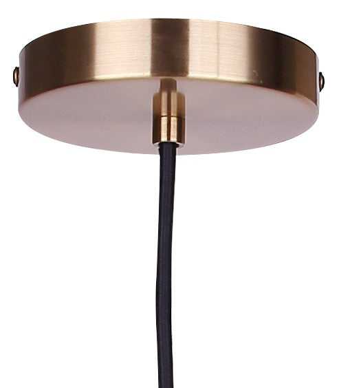 Malek One Light Pendant in Gold Canarm Canada