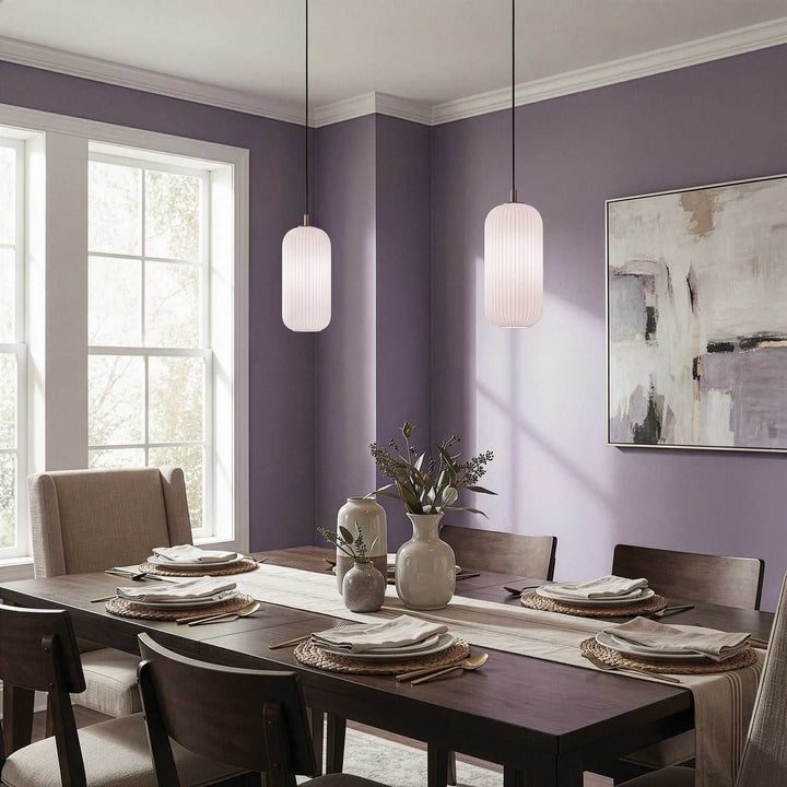 Malek One Light Pendant in Gold Canarm Canada