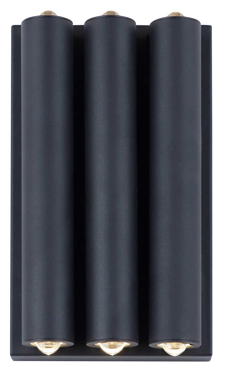 Noctra LED Outdoor Wall Mount in Black (Sand) Canarm Canada