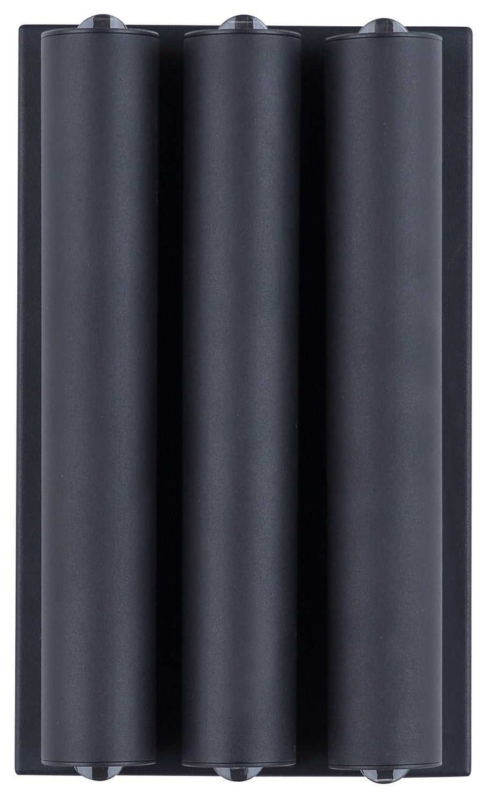 Noctra LED Outdoor Wall Mount in Black (Sand) Canarm Canada