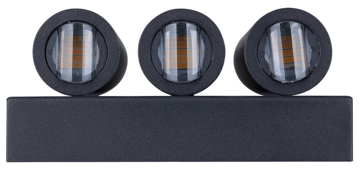 Noctra LED Outdoor Wall Mount in Black (Sand) Canarm Canada