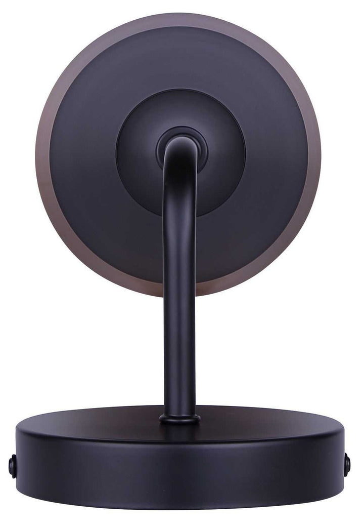 Noiré One Light Wall Sconce in Matte Black + Gold Canarm Canada